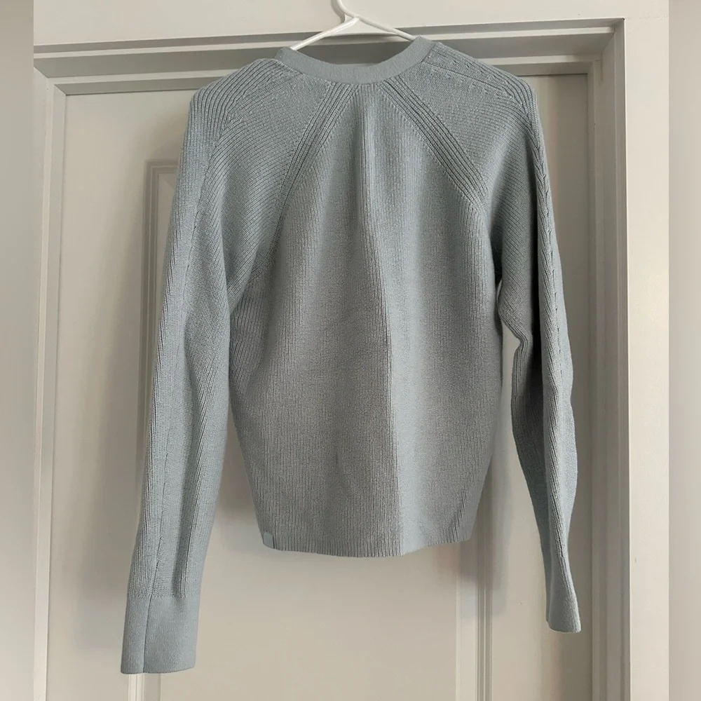 Women's Dusty Blue Cardigan Sweater
